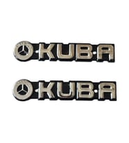 Kuba Benzin Depo Arması Takım Kuba Metal, Depo Yazısı Sağ Ve Sol