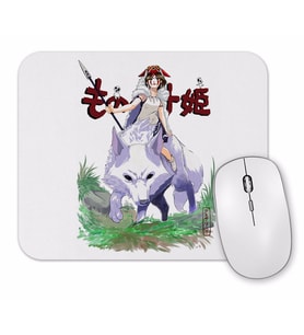 White Wolf Mouse Pad