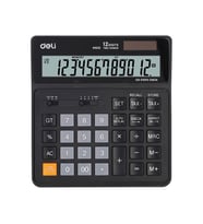 DELİ M01020 MASA ÜSTÜ HESAP MAKİNESİ 12 HANE SİYAH