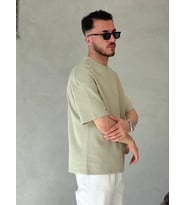 Düz Basic Oversıze Tshirt