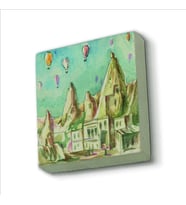 Kapadokya Baskılı Doğaltaş  Magnet(KRT-115)Buzdolabı Süsü