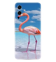 Samsung Galaxy A07 (SM-A075F) Kılıf Boutique Baskılı Resimli Okaynus ve Flamingo Pcode -093