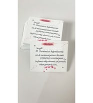 Teşekkür Kartı 5x7 Cm 50 Adet