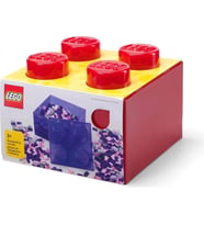 LEGO Storage 253240 2*2 Translucent Red Storage Brick