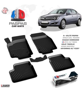 Opel Astra H SD 4D Havuzlu Paspas 2004 ve Üzeri A+Kalite