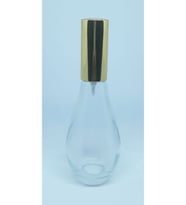 PARFÜM ŞİŞESİ 70 ML (6 ADET) BOŞ AMPUL ŞİŞE SARI METAL VALF VE KAPAK