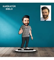 KİŞİYE ÖZEL ERKEK VETERİNER TASARIMLI KARİKATÜR BİBLO B59