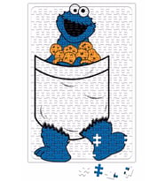 Cookie Monster Kurabiye Canavarı Puzzle 240 Parça Yapboz