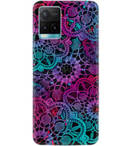 Vivo Y11S Y21S Y20 Y20S Y70 Kılıf Desemli Silikon Colurful Mandala 1667