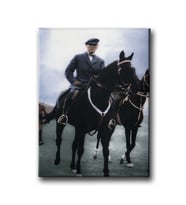 Atlı Atatürk Kanvas Tablo ATAD116