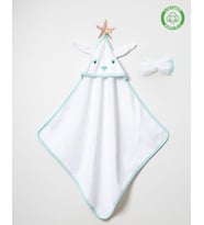Tavşan Kulaklı Silgi Havlu (Beyaz-Mint)