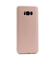 Samsung Galaxy S8 Plus Premium Silikon Kılıf Gold