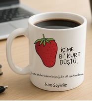 Komik - Esprili Kupaa Bardakk İçime bir kurt düştü Yazılı Komik Kupaa Bardakk