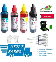 CANON PIXMA E204 Kartuş Dolum Mürekkep Seti 4x100ml