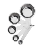 5 Li Metal Ölçek MeridyenDukkan Paslanmaz Çelik Pratik Mutfak Gereçleri