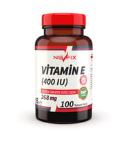 Nevfix Vitamin E 400 IU (268 MG) 100 Yumuşak Kapsül