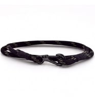 HAKİ YEŞİL SİYAH PARACORD METAL KANCA SARMA ERKEK BİLEKLİK M011C