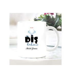 Kişiye Özel Dişçi Tasarımlı Kupa 42