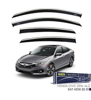 Honda Civic Kromlu Cam Rüzgarlığı Niken 2016-2021 arası (Beyaz)