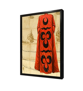 Osmanlı Kaftan Çerçeveli Mdf Tablo