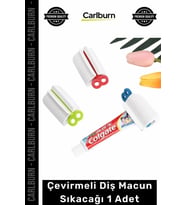 Pratik Ergonomik Tasarruf Sağlayan Kaliteli Banyo Aparatı Çevirmeli Diş Macun Sıkacağı 1 Adet