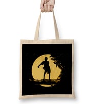 Sunset Flossing Silhouette Bez Çanta Uzun Saplı