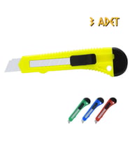 Kupa Tyson Plastik Maket Bıçağı Falçata - 3 Adet (Çok Renkli)