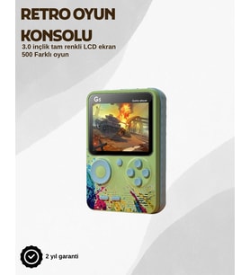 G5 Taşınabilir Retro Oyun Konsolu – Çocuk Ve Yetişkinler İçin