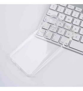 Fuchsia Samsung Galaxy S25 ile Uyumlu Şeffaf Silikon Kapak