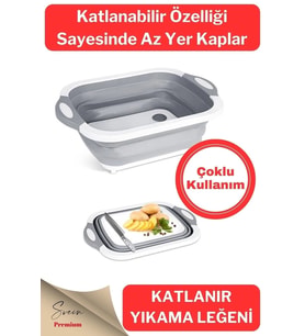 Katlanabilir Saklama Leğeni Dolap Içi Düzenleyici Ve Akordiyon Yer Kaplamayan Badya Organizer 1 Adet
