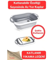 Katlanabilir Saklama Leğeni Dolap Içi Düzenleyici Ve Akordiyon Yer Kaplamayan Badya Organizer 1 Adet