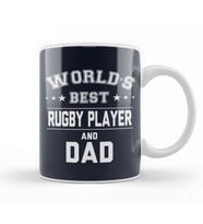 Fathers Day World's Best Singer And Dad Tasse Kupa Bardak Porselen