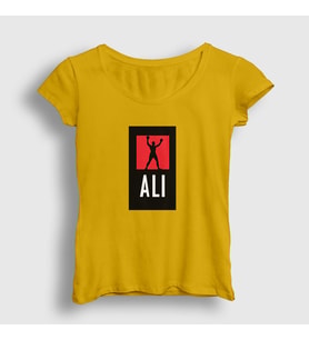 Presmono Kadın Sarı Victory Muhammed Ali T-Shirt 230960tt (Sarı)