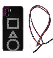 Vivo Y15S Y32 Y33S Y51 Y53S Kılıf Boyun Asklı Rasta Silikon Game Begin 1799