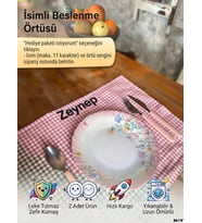 MavDesign İsimli Beslenme Örtüsü 2 Adet