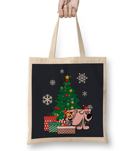 Tom Terrific And Mighty Manfred The Wonder Dog Around The Christmas Tree Bez Çanta Uzun Saplı