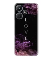 Infınix Hot 30i Kılıf Silikon Desen Özel Seri Love Flow 1664