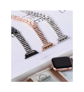 Mey İthalat® Watch 38Mm Live Taşlı Kordon - Gold