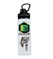 Minecrafttt Baskılı Metal Suluk 800ml.