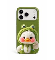 İPhone 17 Pro Novera Cozy Friends Collection Çift Katmanlı Essential Tough Telefon Kılıfı