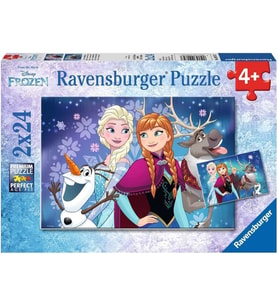 Ravensburger 90747 Frozen 2'Li 24 Parça Yapboz (Krem)