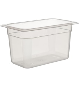 1/4 Dikdörtgen PP Gastronom Küvet Gövde 265x162x150
