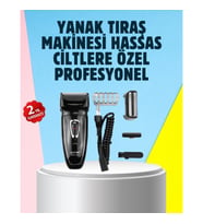 Mey İthalat® Çift Başlıklı Taşınabilir Tıraş Cihazı