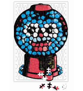 Gumball Şeker Makinesi Puzzle 240 Parça Yapboz