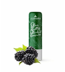 YEŞİL MARKA DUDAK BALMI - BÖĞÜRTLEN 5 GR