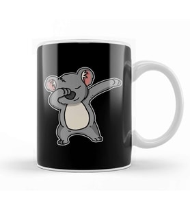 Dabbing Koala Brazilian Jiu Jitsu Bjj Gift 01 Kupa Bardak Porselen