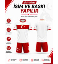 Türkiye Milli Takım Çocuk Forması 01 Kişiye Özel İsim Yazılır (Çorap Hediye )