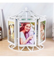 Kişiye Özel Müzikli Dönme Dolap Fotoğraf Çerçevesi 33*22 cm