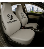 Volkswagen Araç Ön ve Arka Koltuk Kılıfı – Penye Oto Servis Koruma Kılıfı (Gri)