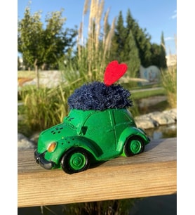 Yeşil Araba Moss, Hediyelik, Dekor, Dekoratif Hediyelik Mini Biblo